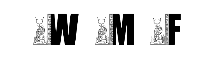 LMS Egyptian Bookends  Free Fonts Download