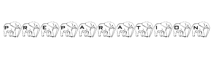 LMS Elephant Tattoo  Free Fonts Download