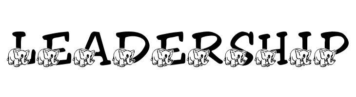 LMS Friendly Elephant  Free Fonts Download