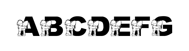 LMS Hug-O-War  Free Fonts Download