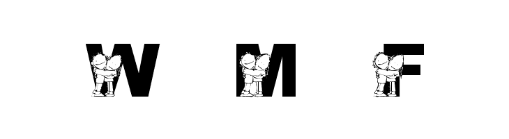 LMS Hug-O-War  Free Fonts Download