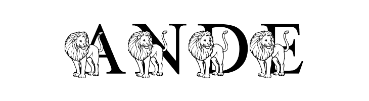 LMS L Is For Lion  Free Fonts Download