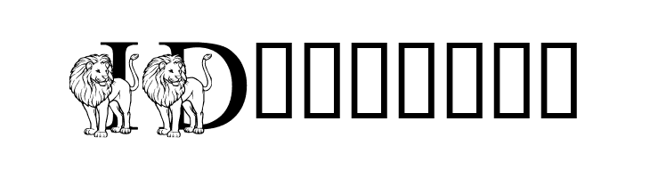 LMS L Is For Lion  Free Fonts Download