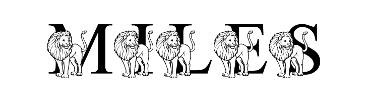 LMS L Is For Lion  Free Fonts Download