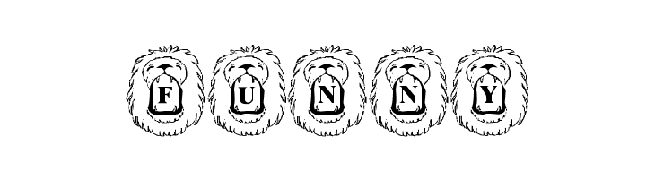 LMS Lion Around  Free Fonts Download