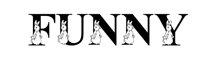 LMS My Favorite Rabbit  Free Fonts Download