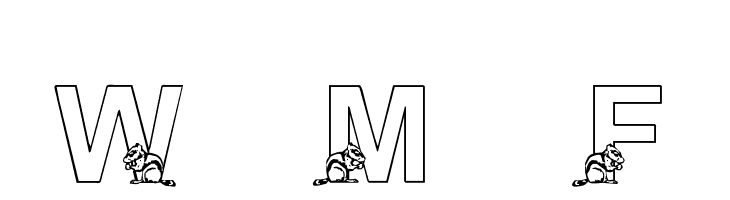 LMS Nuts About Squirrels  Free Fonts Download