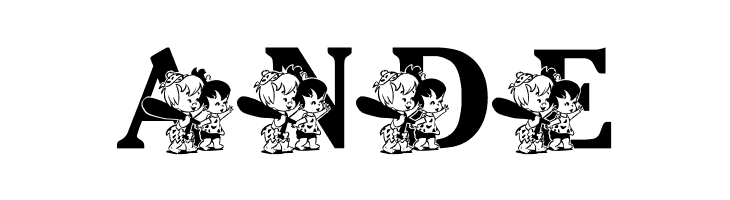 LMS Pebbles and Bam Bam  Free Fonts Download