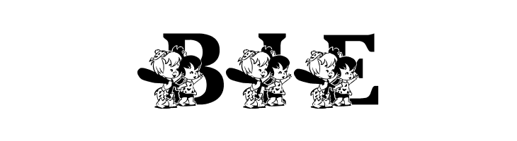 LMS Pebbles and Bam Bam  Free Fonts Download