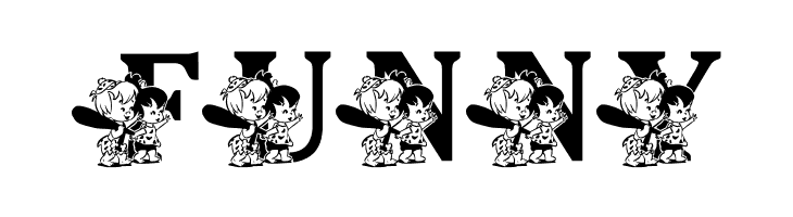 LMS Pebbles and Bam Bam  Free Fonts Download