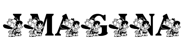 LMS Pebbles and Bam Bam  Free Fonts Download