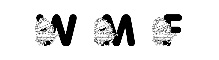 LMS Pretty Baby Pony  Free Fonts Download