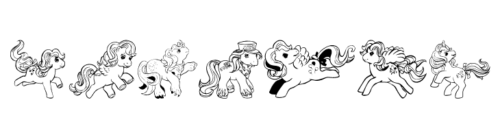LMS Pretty Pony Ding Regulaar  Free Fonts Download