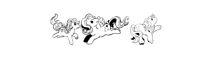 LMS Pretty Pony Ding Regulaar  Free Fonts Download