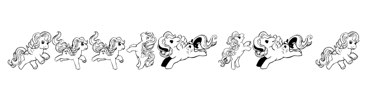 LMS Pretty Pony Ding Regulaar  Free Fonts Download