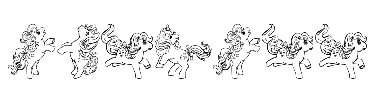 LMS Pretty Pony Ding Regulaar  Free Fonts Download
