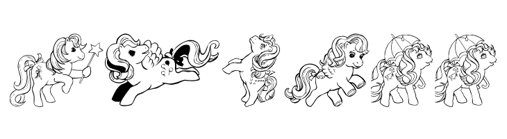 LMS Pretty Pony Ding Regulaar  Free Fonts Download