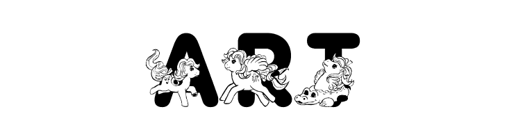 LMS Pretty Pony  Free Fonts Download