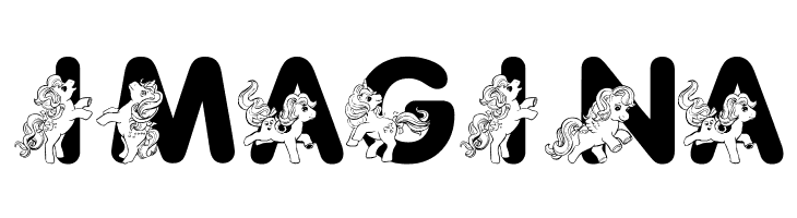 LMS Pretty Pony  Free Fonts Download