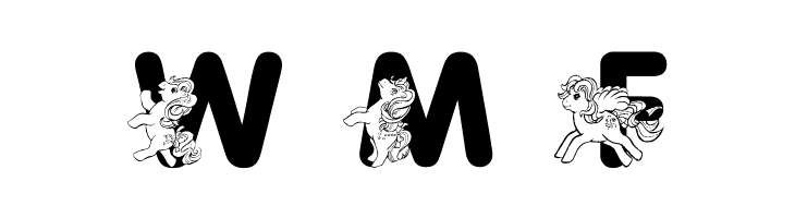 LMS Pretty Pony  Free Fonts Download