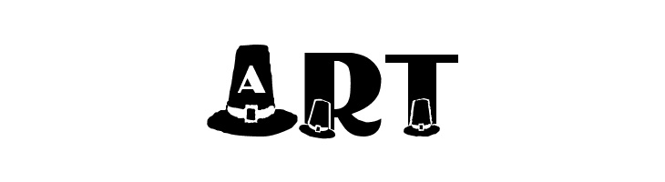 LMS Puritan Party Hats  Free Fonts Download