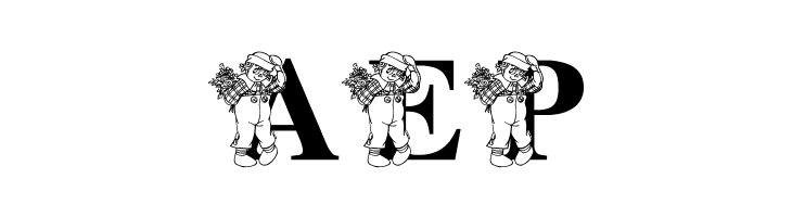 LMS Raggity Andy Alphabet  Free Fonts Download