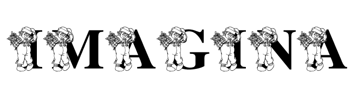 LMS Raggity Andy Alphabet  Free Fonts Download