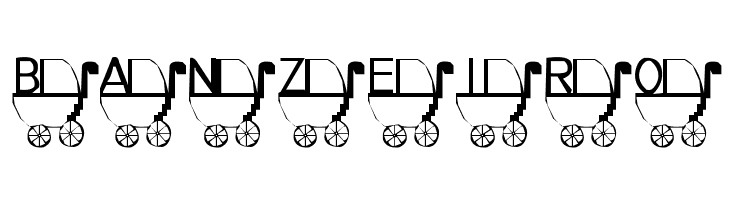LMS Rykers Pram  Free Fonts Download