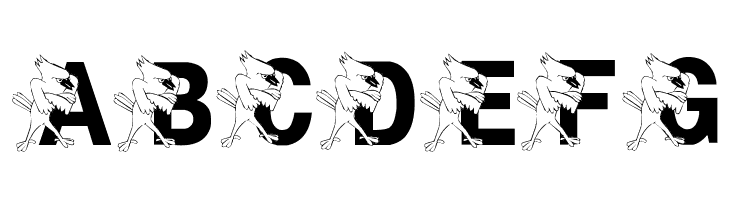 LMS St. Joe's Jayhawk  Free Fonts Download