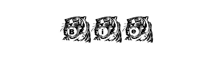 LMS Tiger Toy  Free Fonts Download