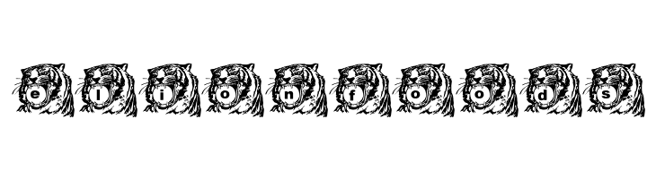 LMS Tiger Toy  Free Fonts Download