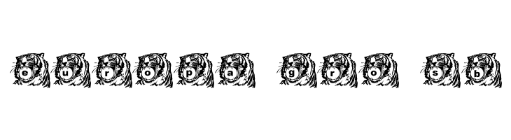 LMS Tiger Toy  Free Fonts Download