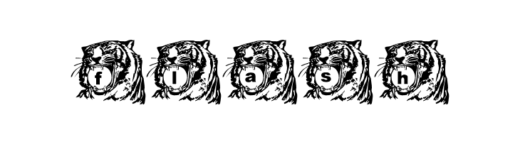 LMS Tiger Toy  Free Fonts Download