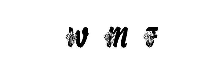 LMS Tulips  Free Fonts Download