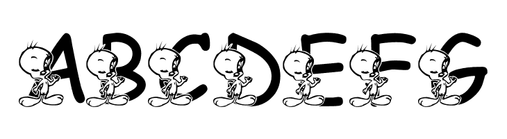 LMS Tweety Font  Free Fonts Download