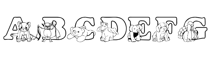 LMS Ty Buddies  Free Fonts Download