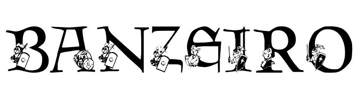 LMS Warrior Mascot  Free Fonts Download