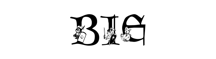 LMS Warrior Mascot  Free Fonts Download