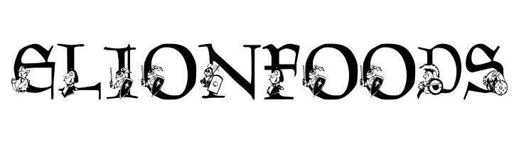 LMS Warrior Mascot  Free Fonts Download