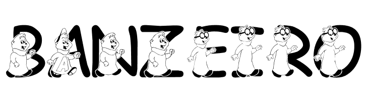 LMS We're The Chipmunks  Free Fonts Download