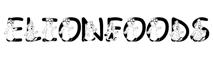 LMS We're The Chipmunks  Free Fonts Download
