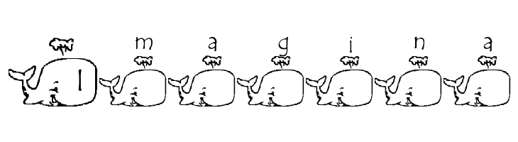 LMS Whale Of A Font  Free Fonts Download