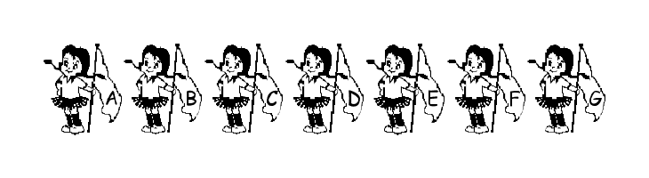 LMS Winterguard Girl  Free Fonts Download