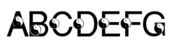 LMS Ying & Yang  Free Fonts Download