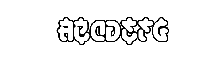 SamuraiCabCo Outline BB  Free Fonts Download