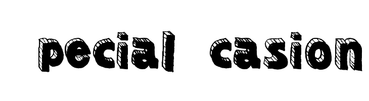 Sketched 3d DEMO by Marta van E  Free Fonts Download