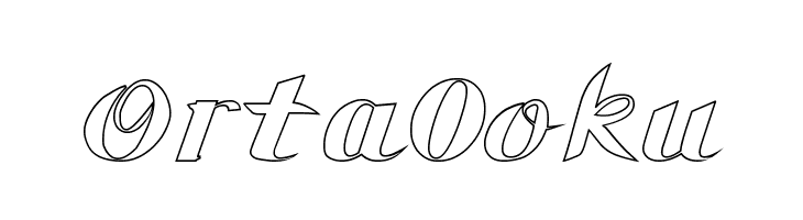 Gauche Display Hollow  Free Fonts Download