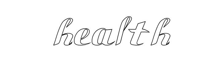 Gauche Display Hollow  Free Fonts Download