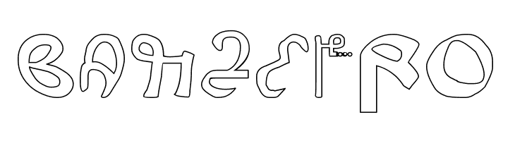 Voynich Hollow  Free Fonts Download