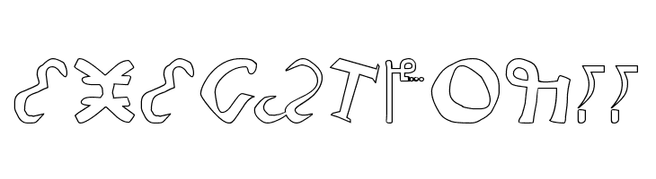 Voynich Hollow  Free Fonts Download